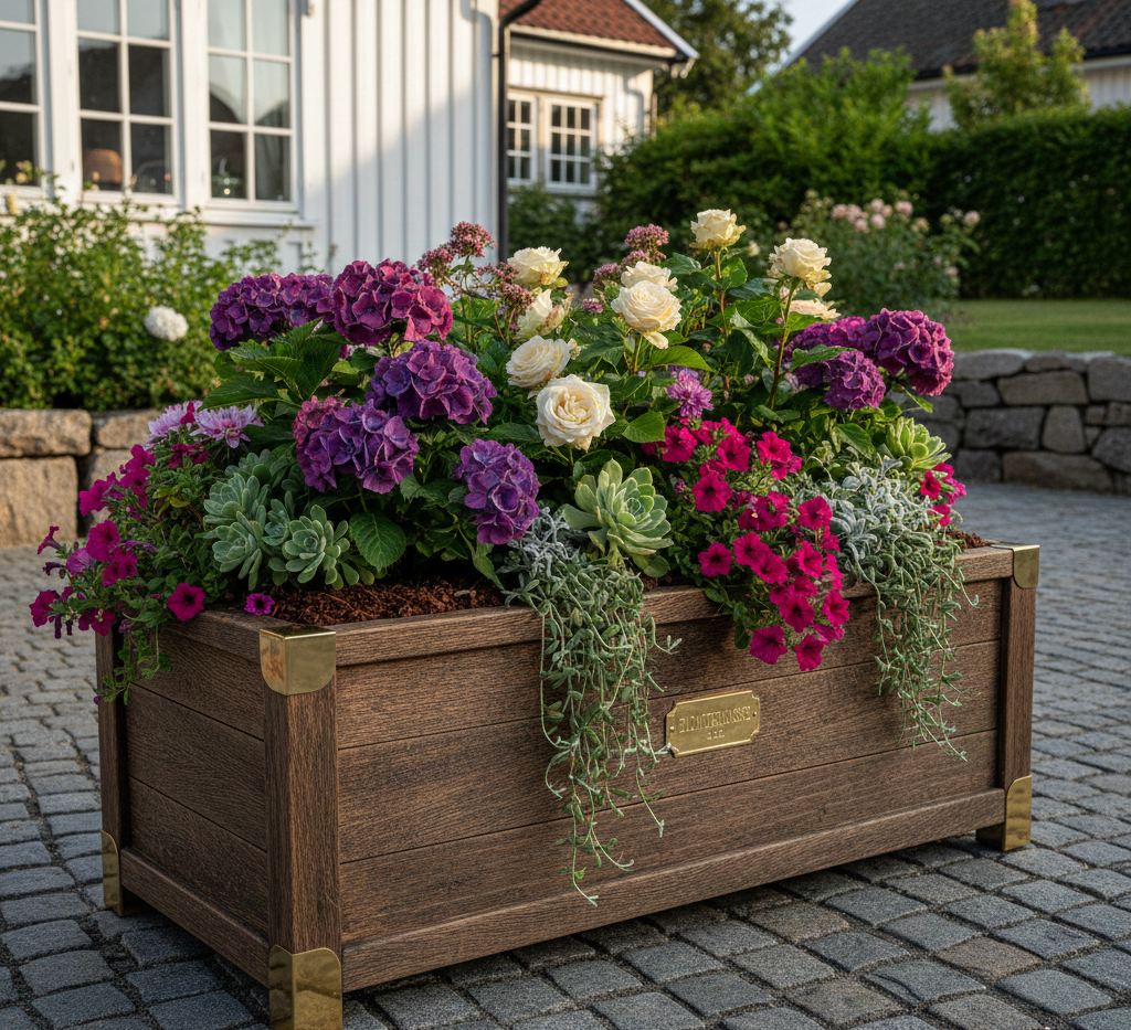 Premium blomsterkasse